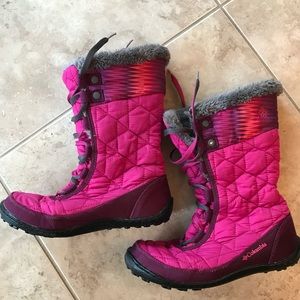 Girls Columbia Winter Boots Size 4